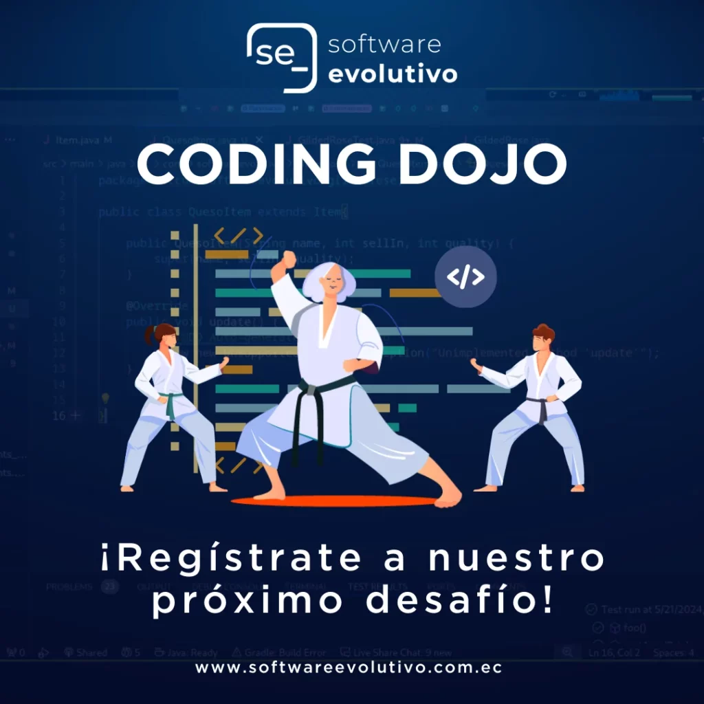 Regístrate a nuestro próximo Coding Dojo.